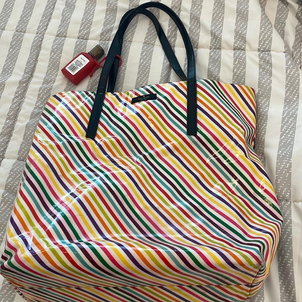 kate spade stripe tote